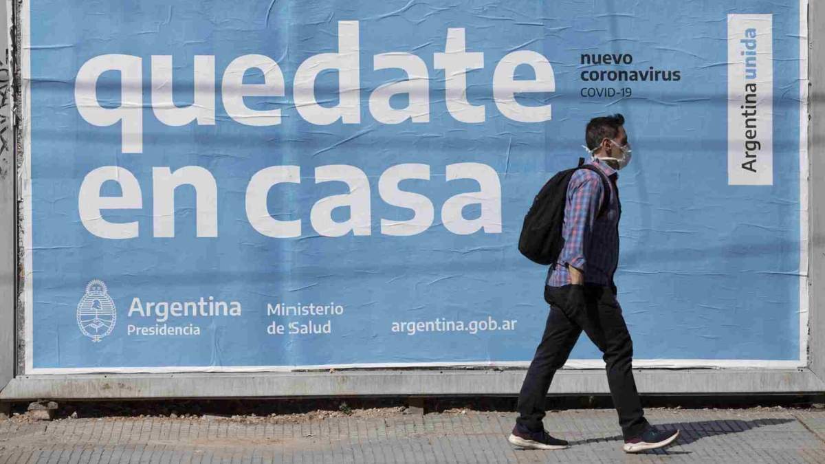 Cifras negativas para Argentina. Fuente: (Twitter)