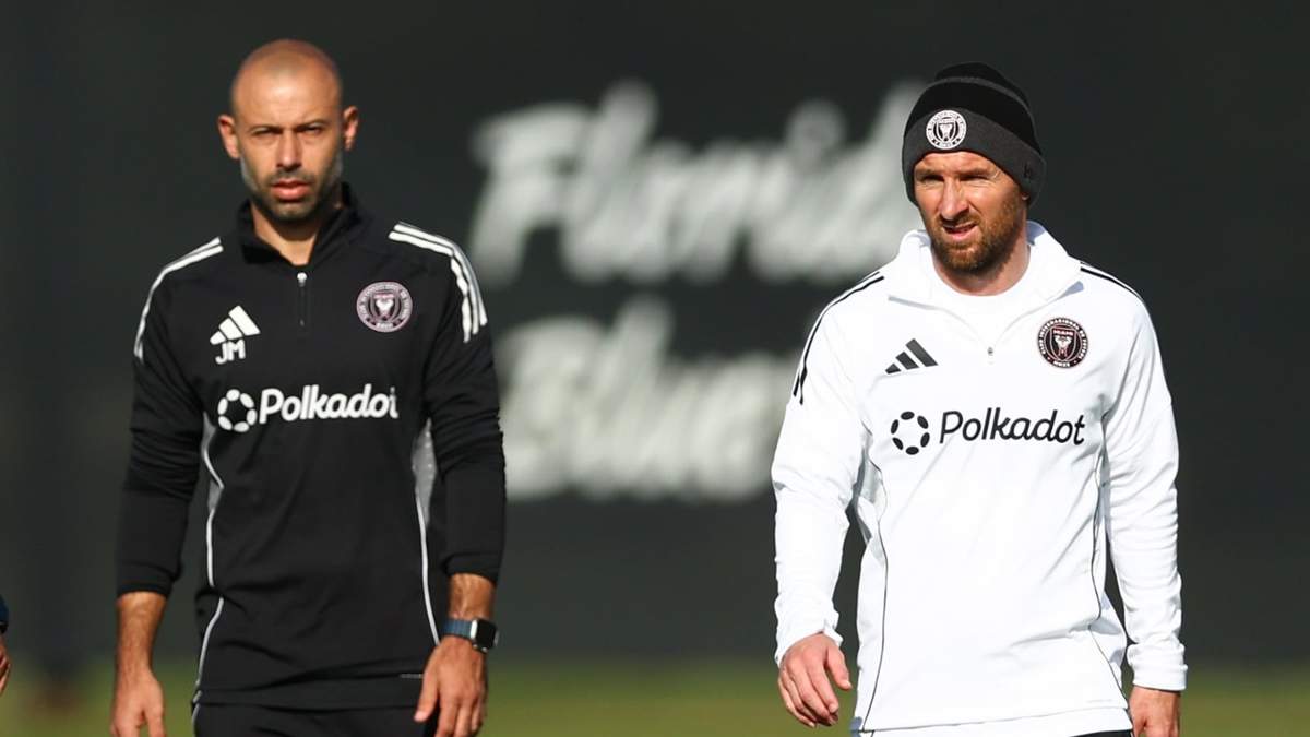 Javier Mascherano y Lionel Messi. Fuente: (Getty)