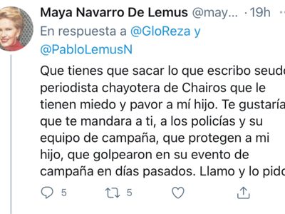 Corresponsal de Proceso en Jalisco denuncia amenazas de mujer que dice ser madre de Pablo Lemus