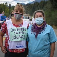 Autoconvocados reconfirman los cortes en Villa La Angostura