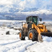 Rutas intransitables por acumulación de nieve y viento blanco