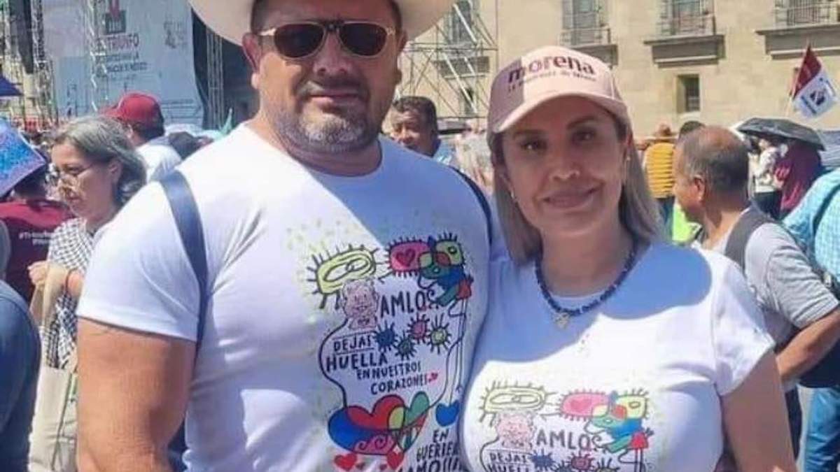 Zulma Carbajal y su esposo