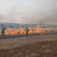 Sigue la lucha contra el fuego en Córdoba: aún hay tres focos activos