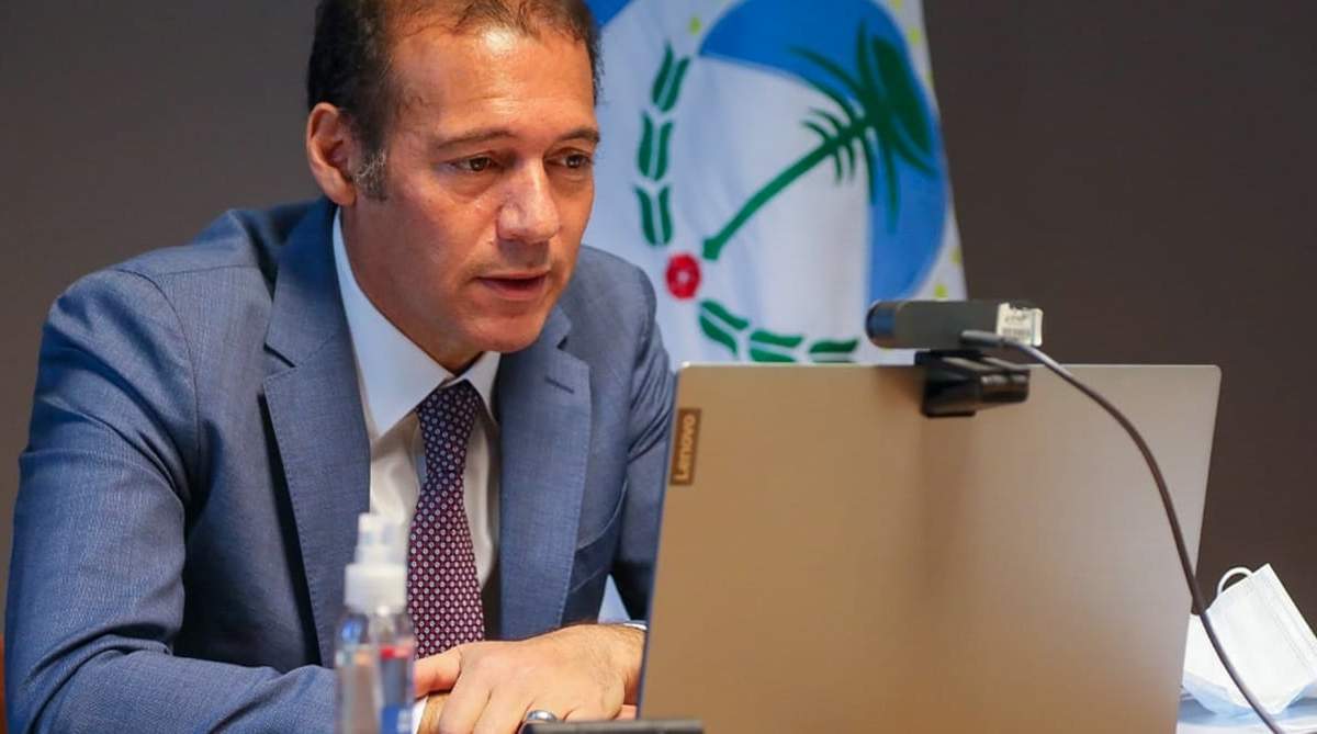 El gobernador neuquino, Omar Gutiérrez. Fuente: (Twitter)
