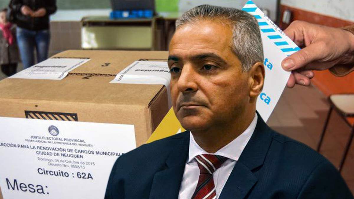 Germán Busamia, titular de la Junta Electoral provincial. Fuente: (Minuto Neuquén)