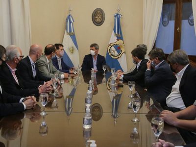 Empresarios mineros se reunieron con Sergio Uñac en San Juan