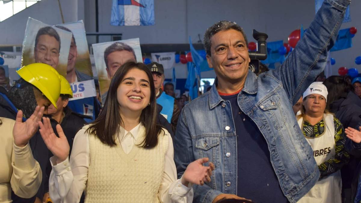 Escobar y Lezama Hid, la fórmula presidencial de Libres. Fuente: (Twitter)
