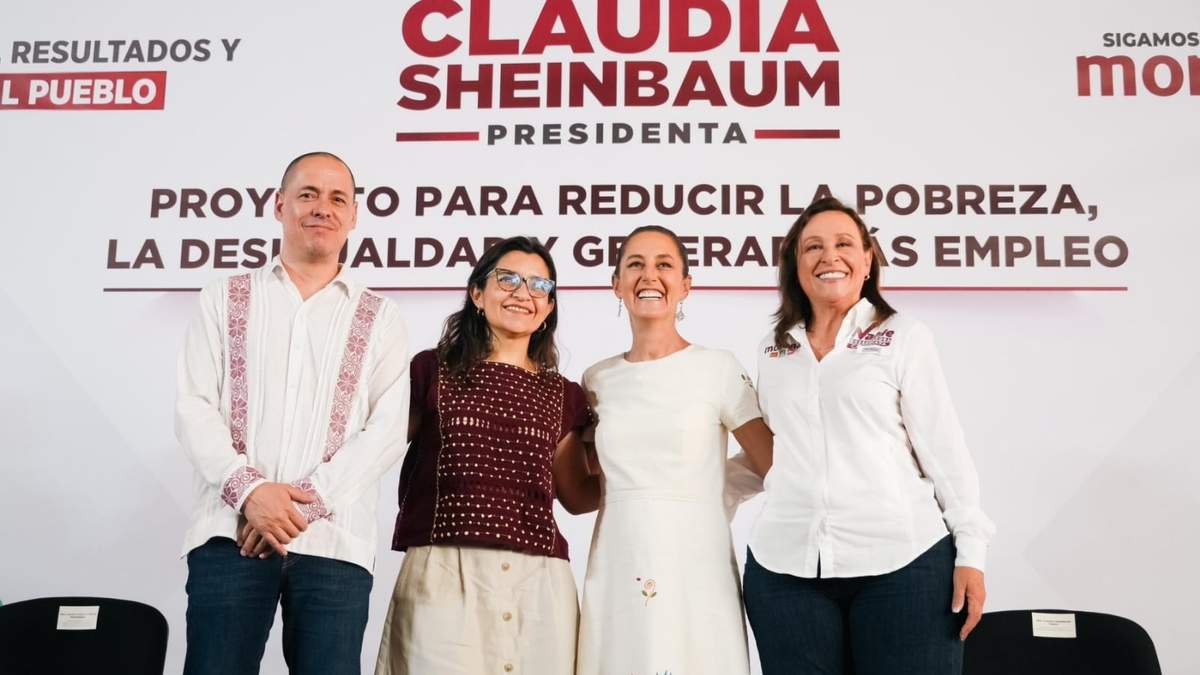 Claudia Sheinbaum acompañada de Rocío Nahle en Veracruz