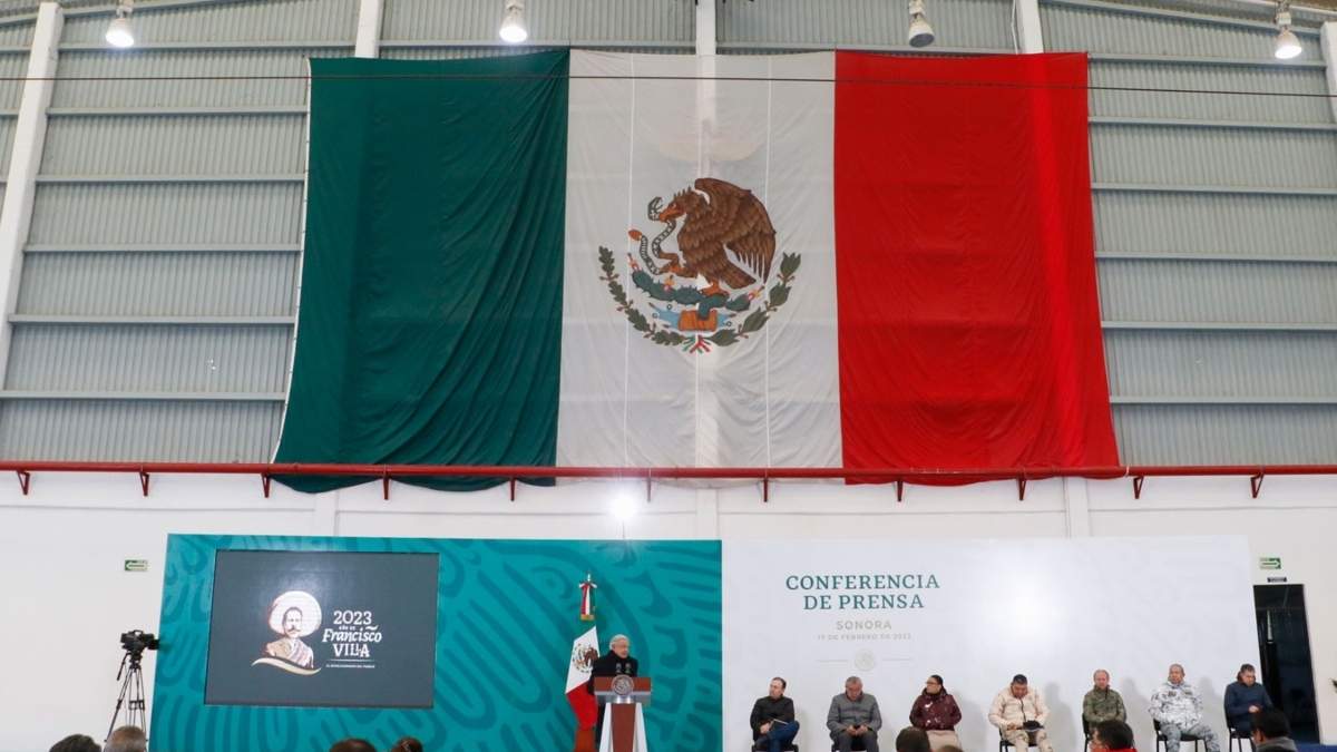 El presidente López Obrador en Sonora