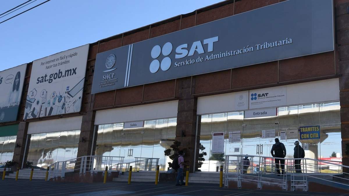 Fachada del SAT en Metepec