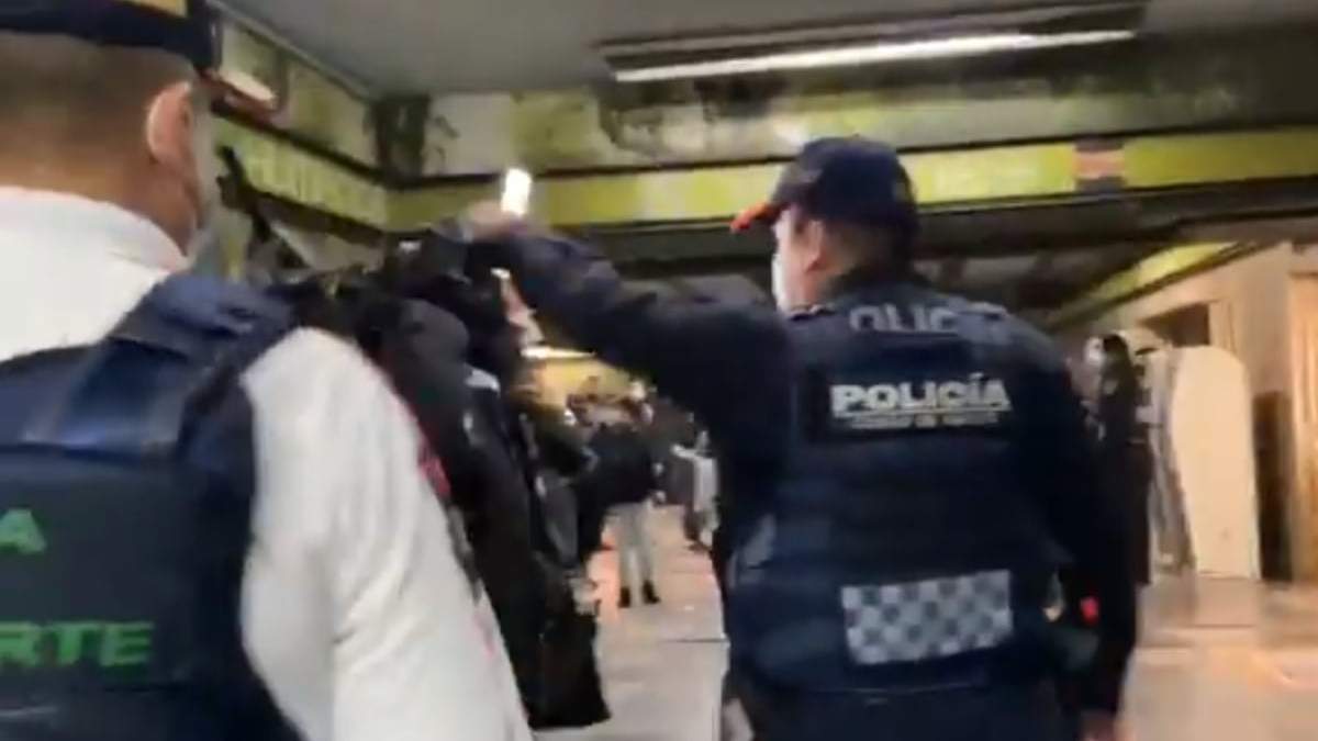 La agresión contra un camarógrafo en la estación del Metro Viveros/Derechos Humanos