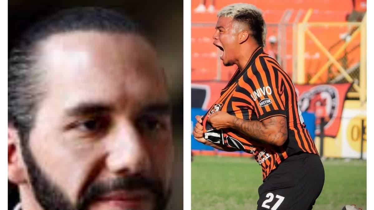El presidente Nayib Bukele y Marcelo "El Chiky" Diaz