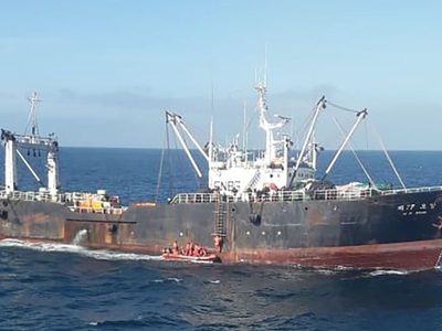 Pesca ilegal: detectan unos 100 buques extranjeros en el mar argentino