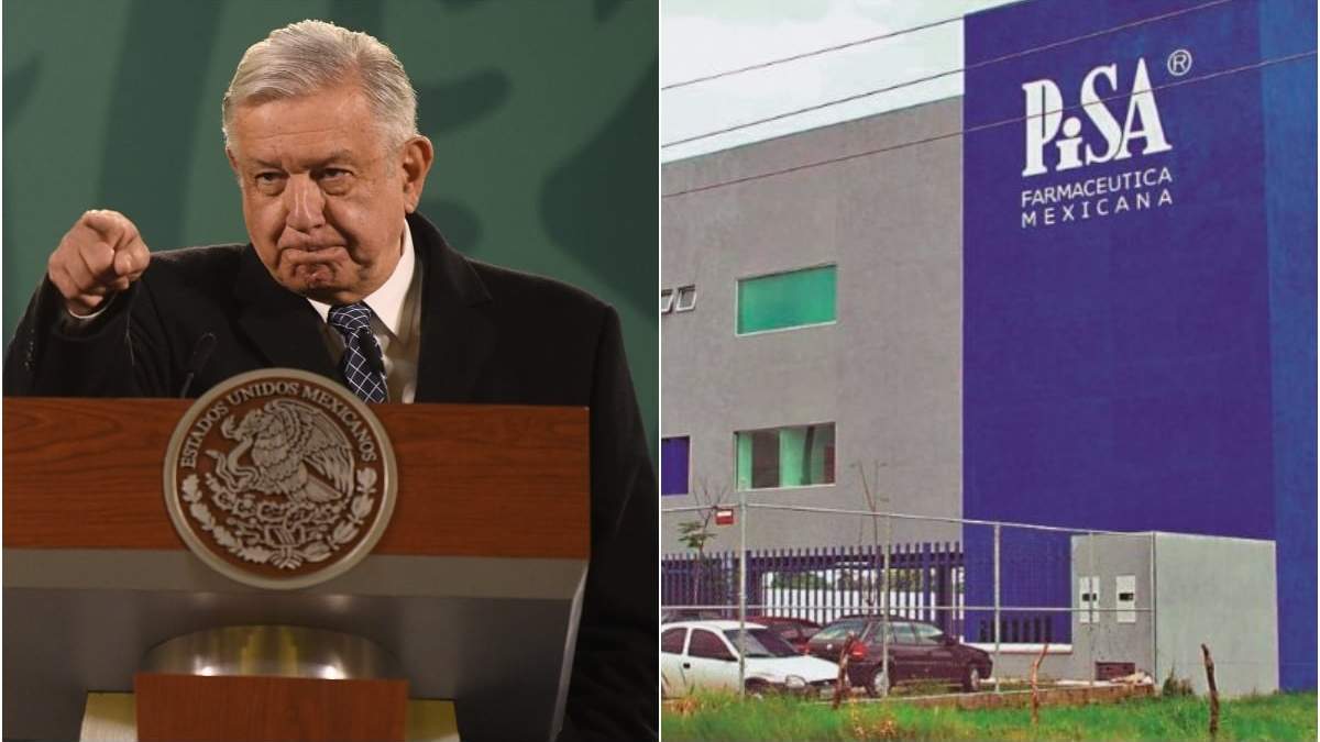 El presidente López Obrador ha arremetido contra la farmacéutica mexicana Pisa