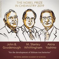 Tres científicos se llevan el Nobel de Química 2019 por su ayuda al desarrollo de las baterías de litio