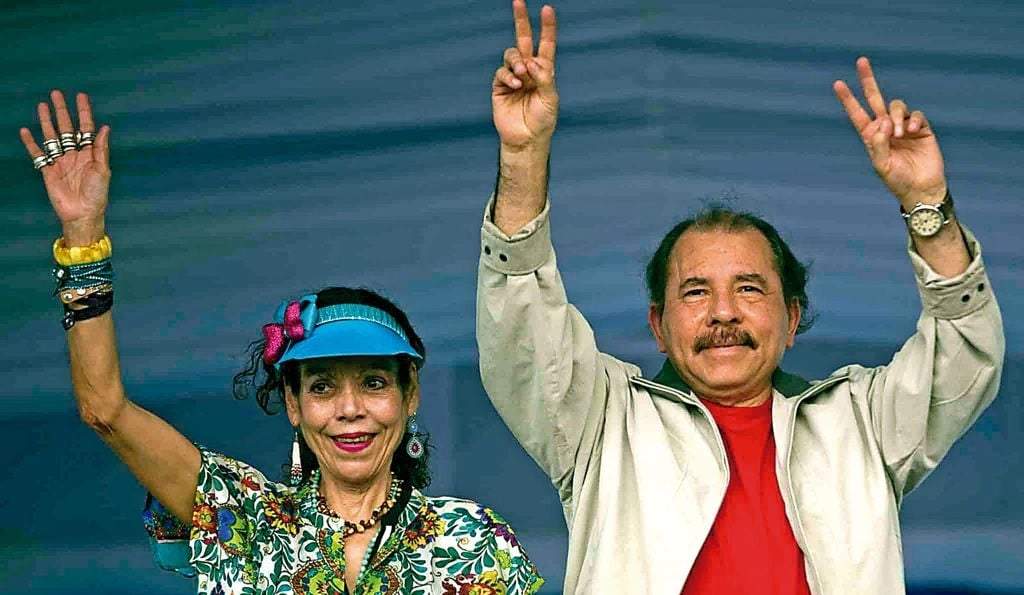Rosario Murillo y Daniel Ortega