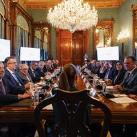 Sheinbaum recibe a delegación brasileña en Palacio Nacional