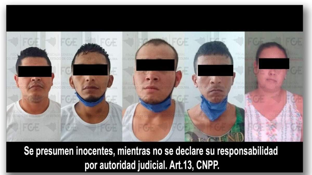 Los acusados de secuestro en Colima