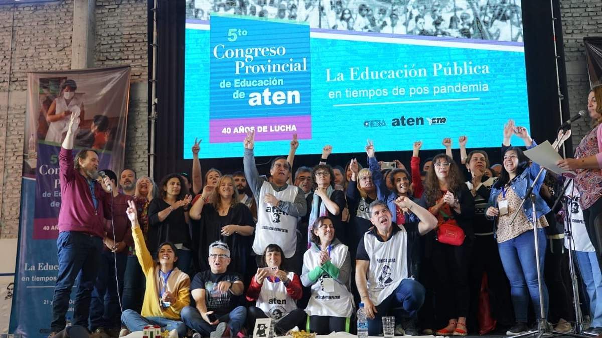 ATEN celebró el Quinto Congreso Provincial de Educación. Fuente: (ATEN)