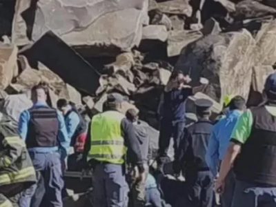 Imputaron al presidente y un ingeniero de la constructora Luciano por el derrumbe del Cerro de la Virgen en Chos Malal