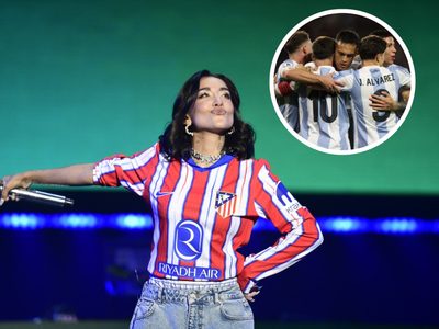 María Becerra se juntó con tres figuras de la Selección Argentina en un festival de música