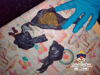 La policía secuestró drogas y detuvo a dos personas en un allanamiento en Zapala