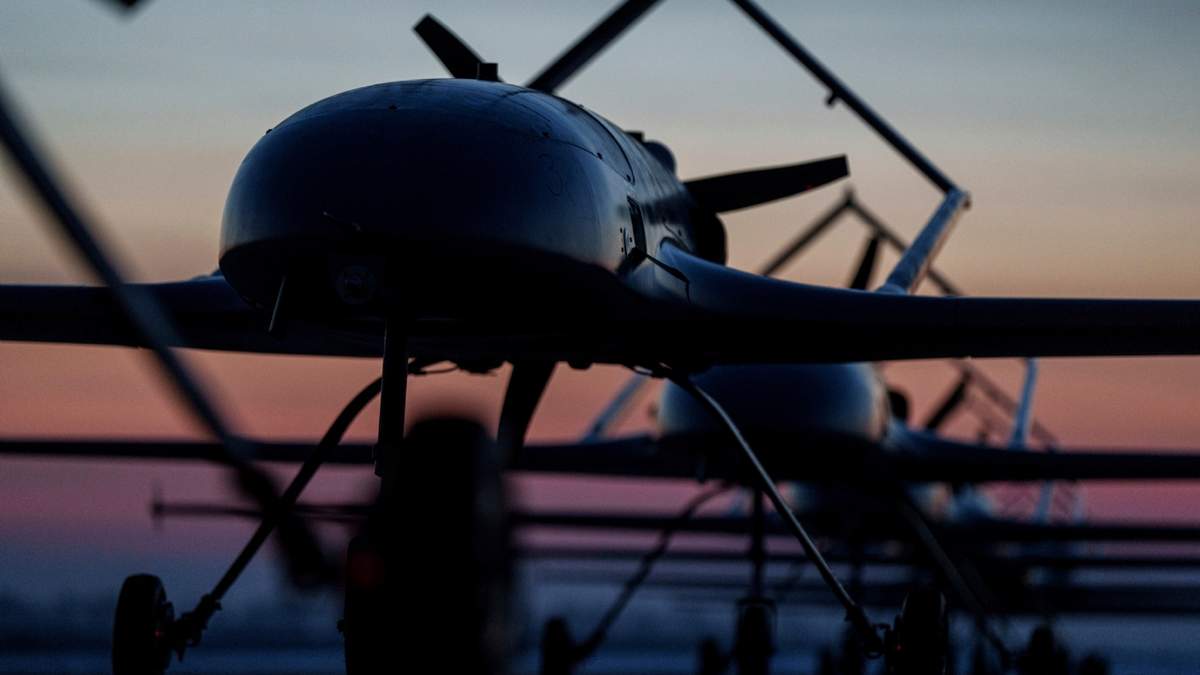 Un dron ucraniano en un lugar no especificado, el 28 de febrero del 2025