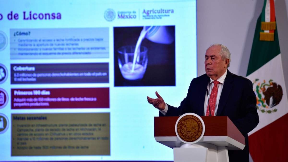 Programa para Liconsa presentado en la mañanera del pueblo