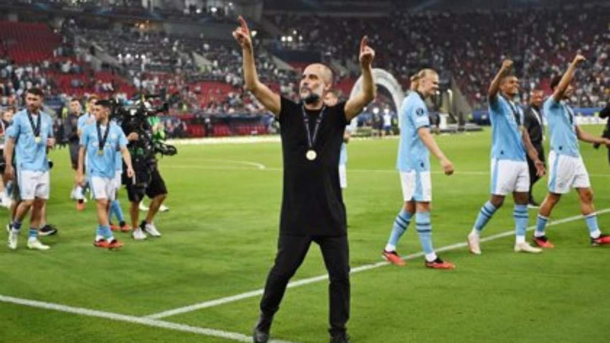 El técnico catalán Pep Guardiola