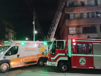 Desalojaron el Bariloche Center por un incendio