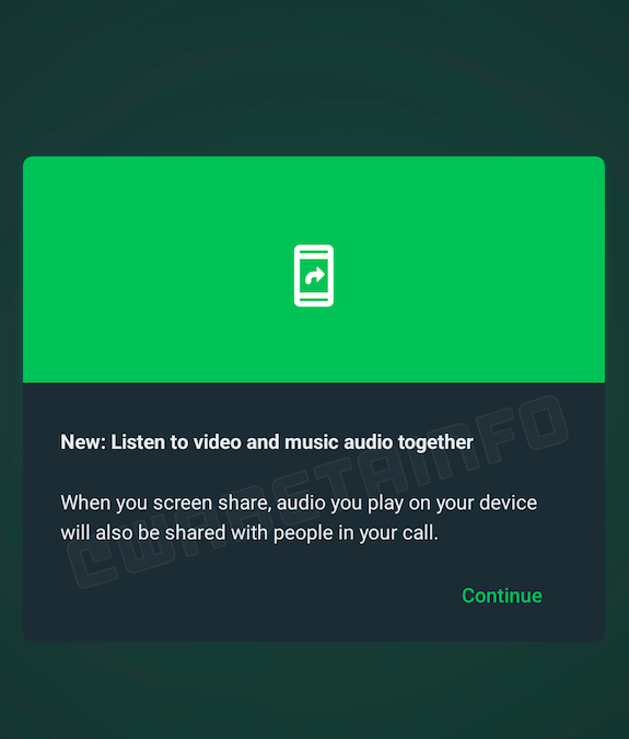Captura de pantalla de cómo se vería la nueva función