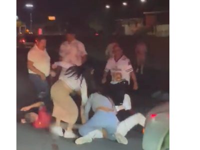 Se desata pelea campal en plena autopista México-Puebla (Videos)