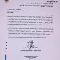 Alcalde de Campeche suspende a líder sindical; 'a mí él no puede despedirme”, advierte Manuel Bonilla