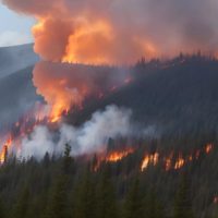 El incendio en el Parque Nacional los Alerces continúa incontrolable