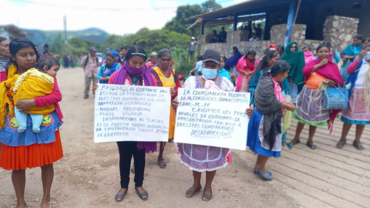 Protestas para exigir la aparición de los jornaleros