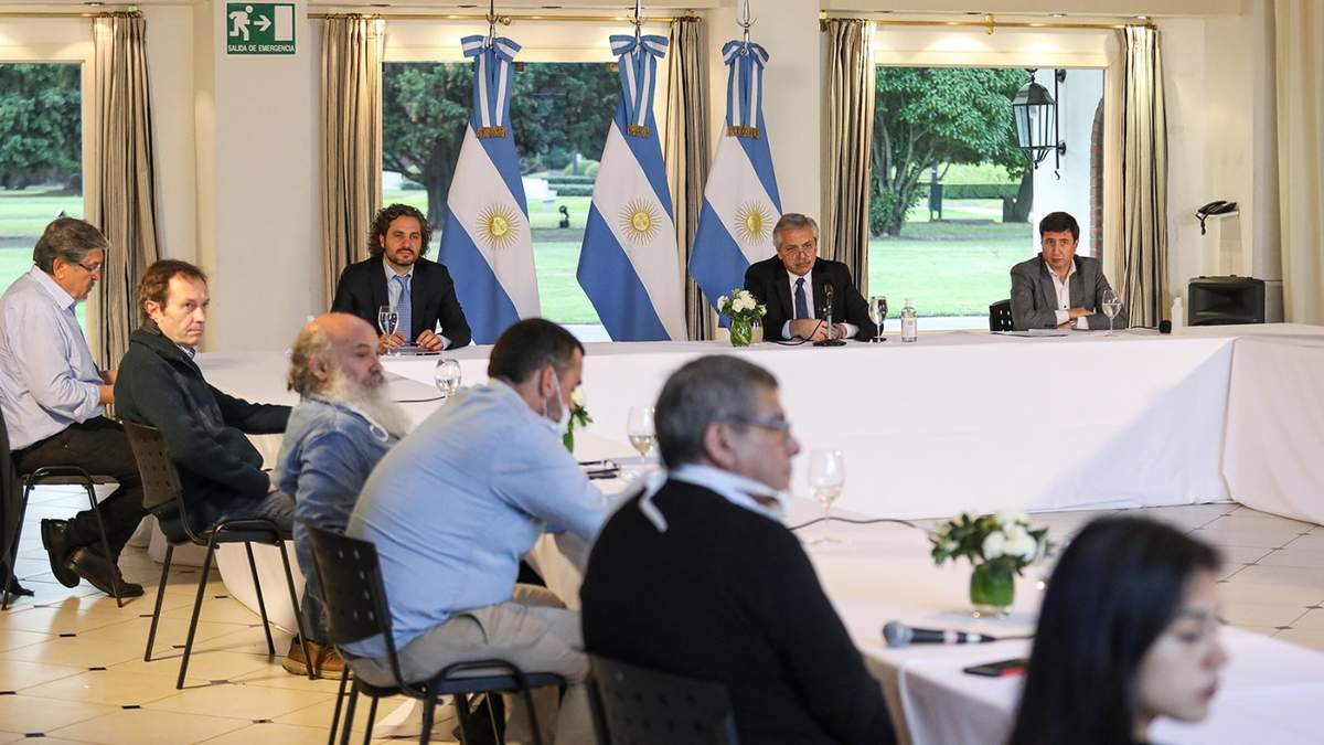 Reunión en la Quinta de Olivos. Fuente: (Twitter)