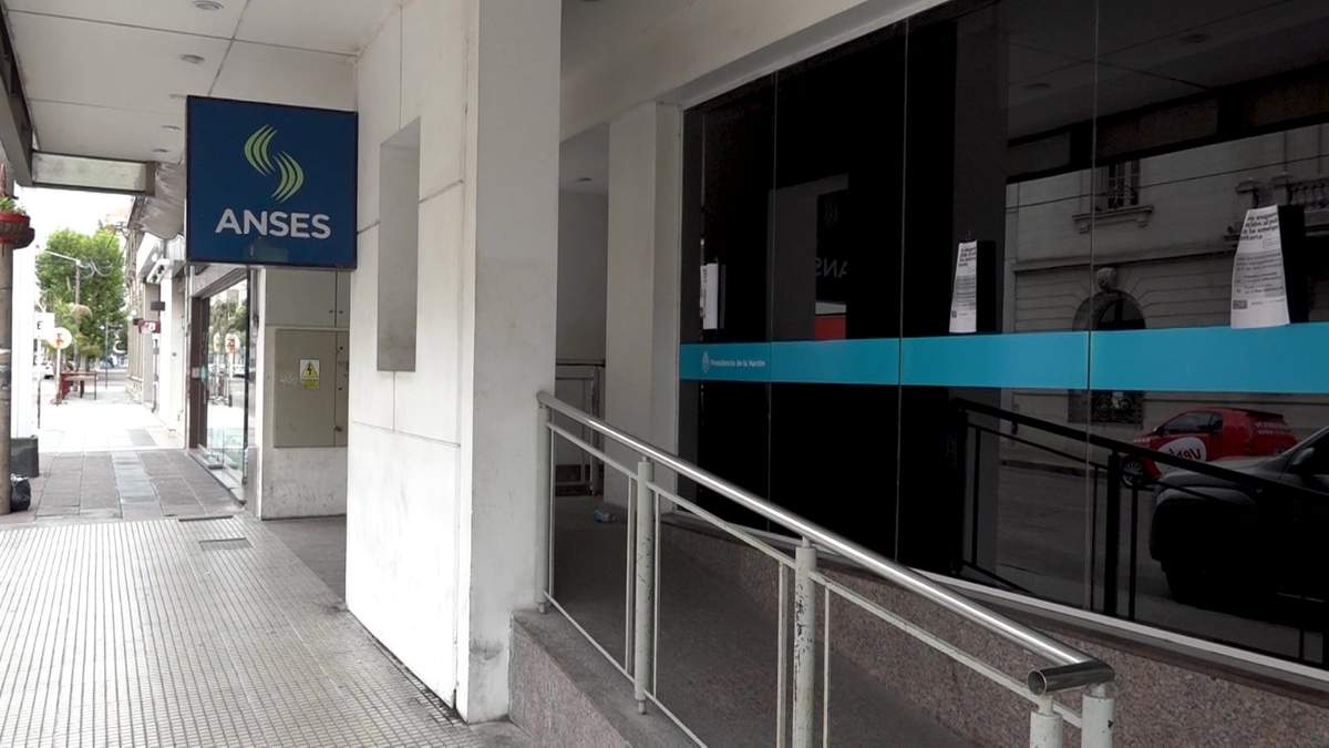 Oficina de la ANSES. Fuente: (Twitter)