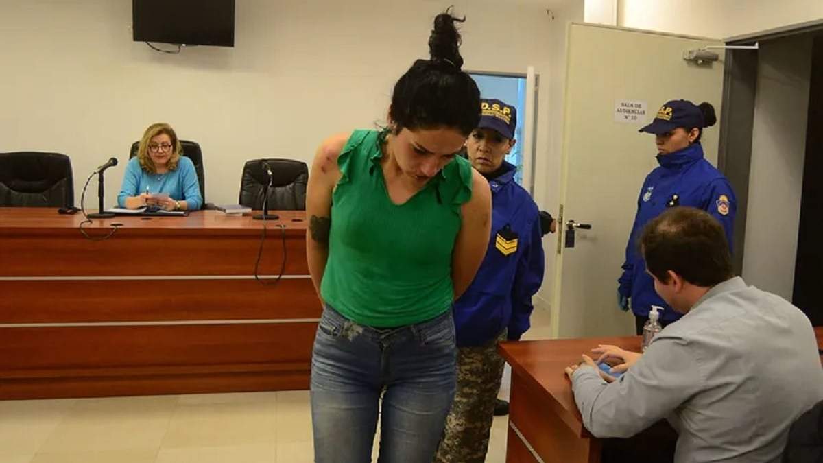 Jésica "la Bin Laden" Soazo, está condenada a 11 años de prisión por homicidio. Fuente (X)