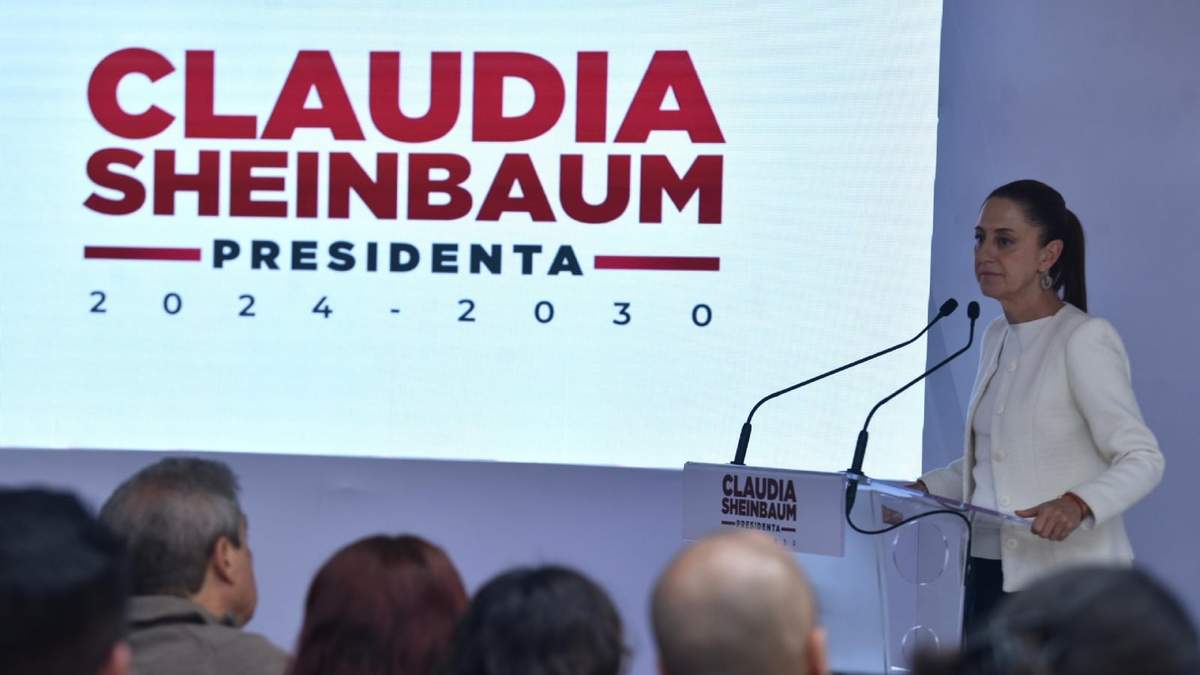 Conferencia de prensa de la virtual presidenta electa