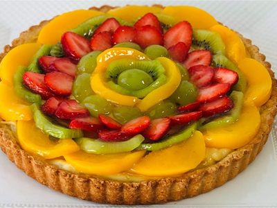 Tarta frutal con crema pastelera: fresca y deliciosa, una receta fácil, digna de las mejores pastelerías