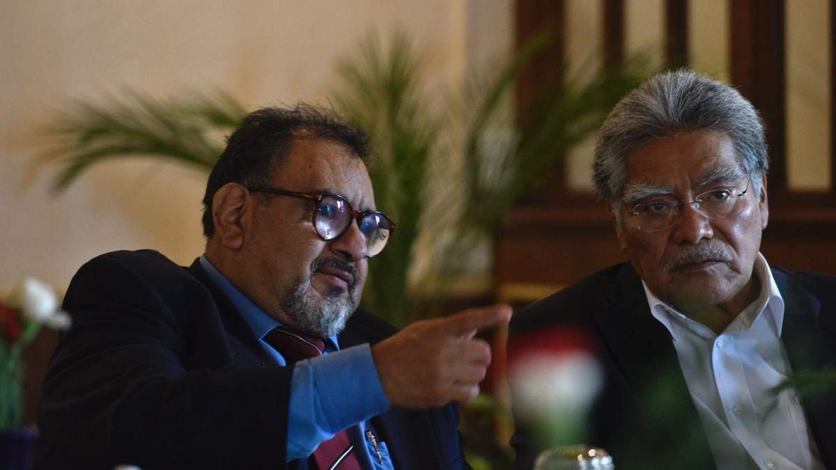 Los abogados Marco Antonio Sanchez y Heraclio Bonilla