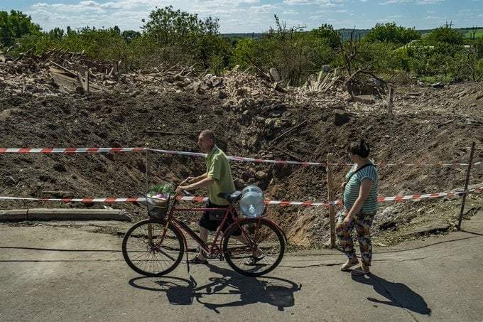 Territorio prorruso en Ucrania