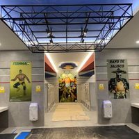 Desde luchadores hasta emblemas de la CDMX; así son los baños del Aeropuerto Felipe Ángeles