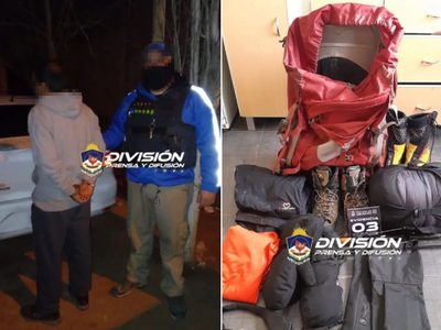 Detuvieron a un delincuente prófugo durante un allanamiento