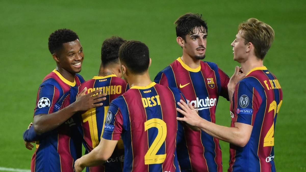 Festeja el Barcelona. Fuente: (Instagram)