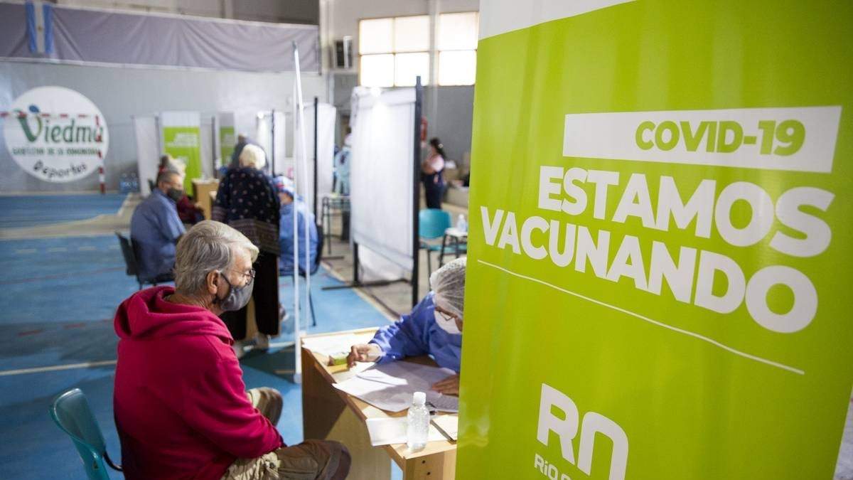 Campaña de vacunación en Río Negro. Fuente: (Twitter)