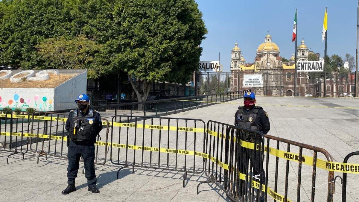 Cerco en inmediaciones de la Basílica