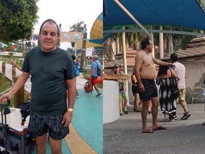 Cuauhtémoc Blanco reaparece en parque acuático y lo tunden en redes sociales