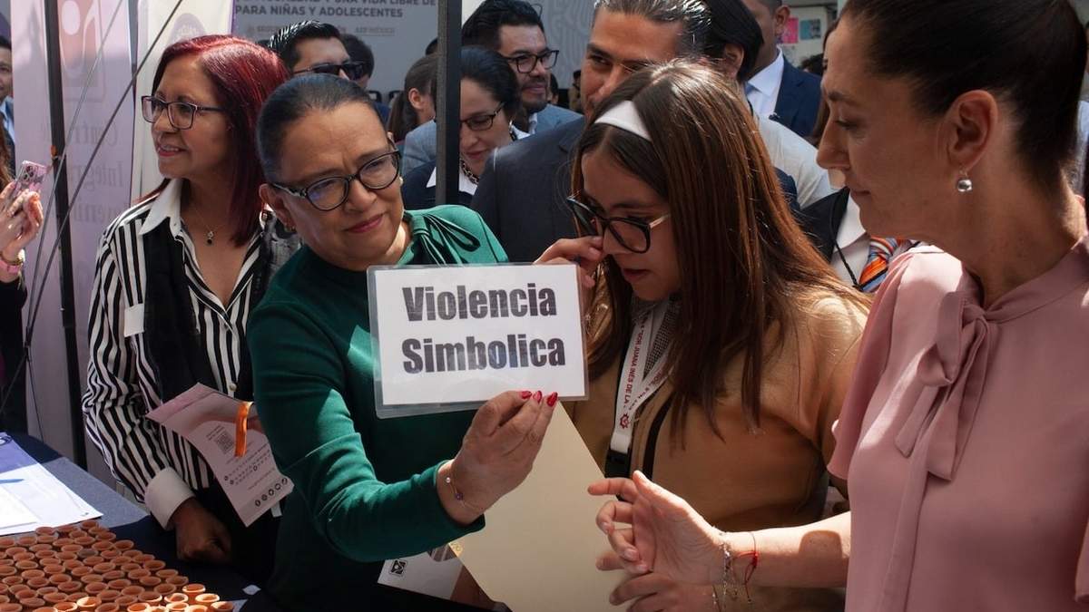 Leticia Ramírez, Rosa Icela Rodríguez y Claudia Sheinbaum