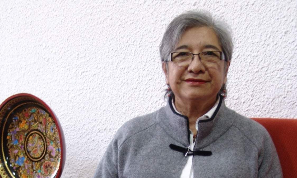 La rectora Rosa María Torres